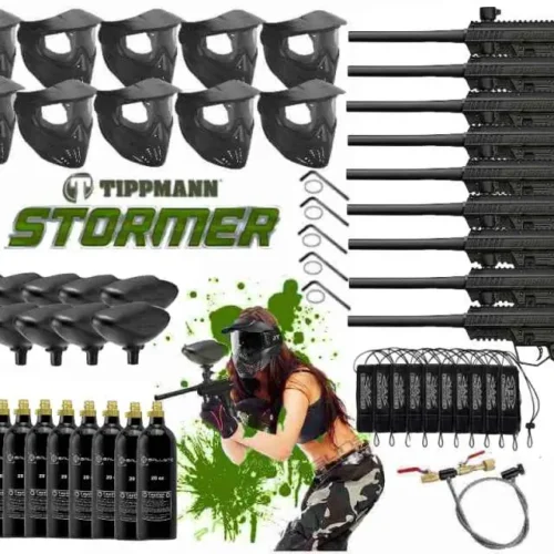 Tippmann Stormer 10 Player Paintball Field Set