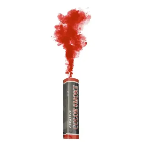 Creative Colour Smoke Bomb Grenade - RED
