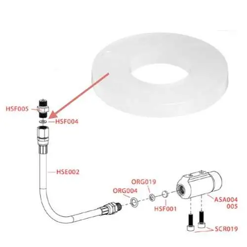 Kingman Spyder Parts Plastic Washer