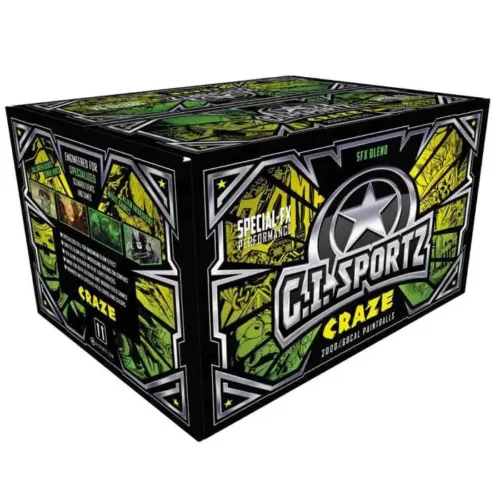GI Sportz Glow In The Dark UV Craze Paintballs .68 cal