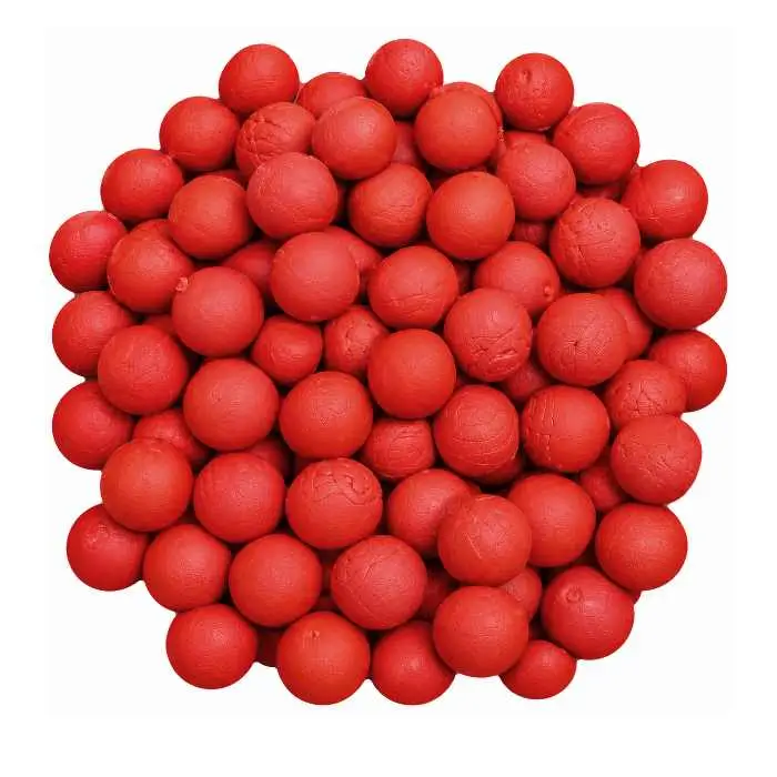 REBALL – 100 RED Soft Rubber Balls .68 cal – Factory Seconds / B-Grade